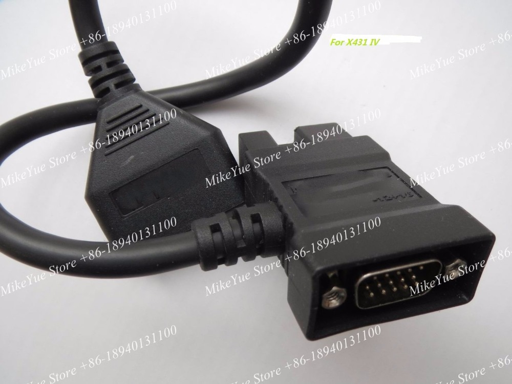 100% ORIGINAL for LAUNCH  X431 IV for Mitsubishi Hyundai -12+16 OBD II Cable OBDII Adaptor 12 16 OBD2 Cables OBD 2